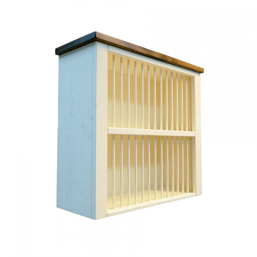 Rustic Freestanding Kitchen Plate Unit