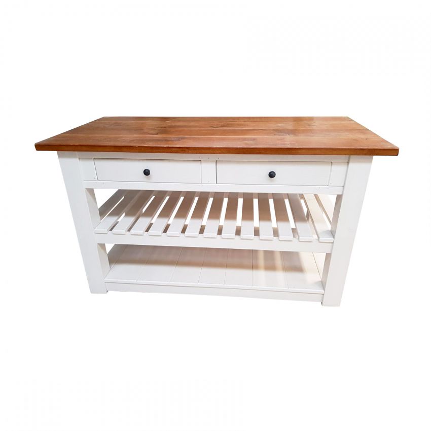 Rustic Freestanding Kitchen Island (Medium)