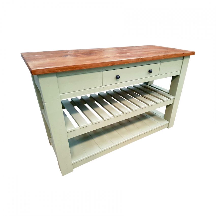 Rustic Freestanding Kitchen Island (Small)